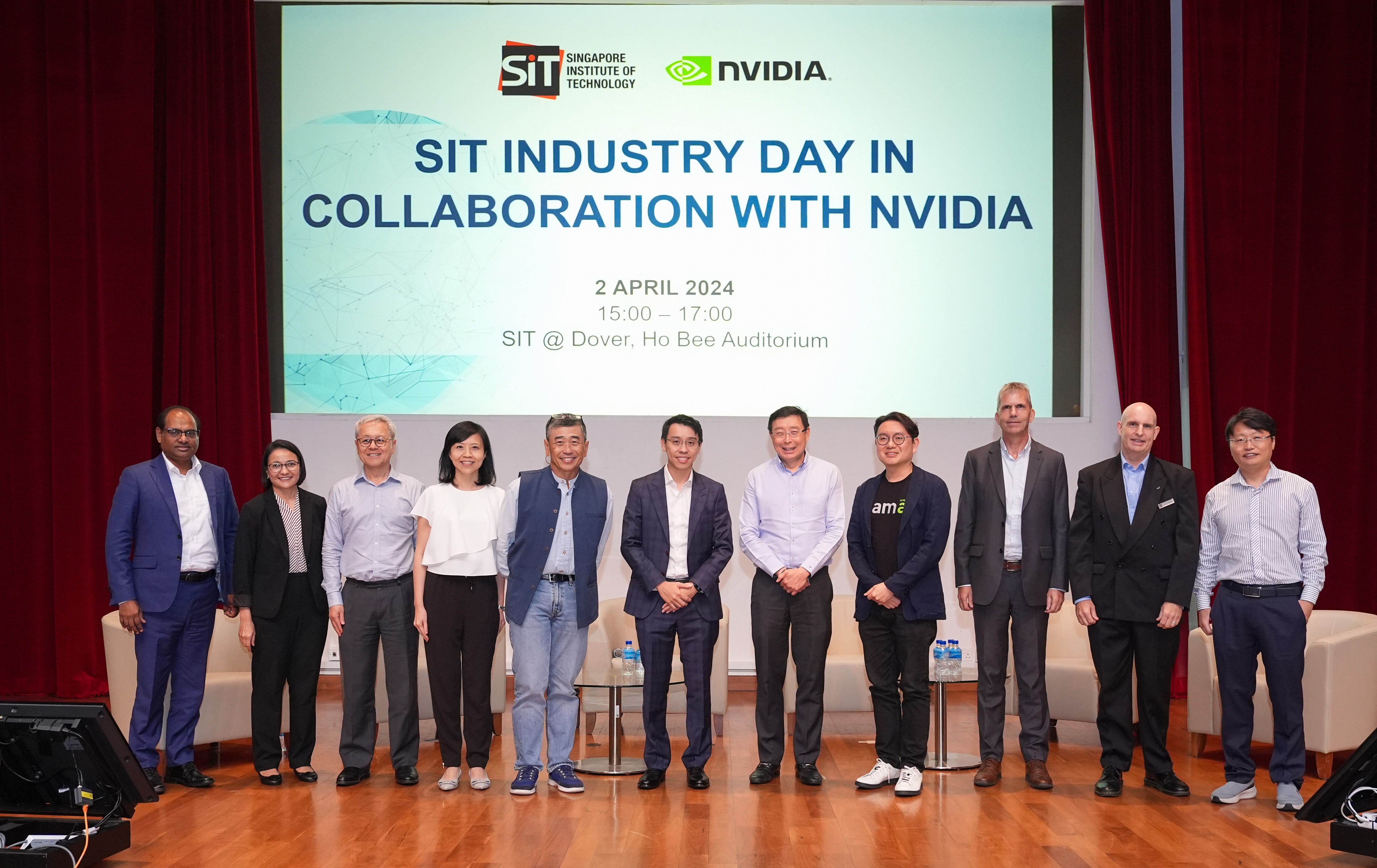 Reps from SIT and NVIDIA at Industry Day Apr 2024