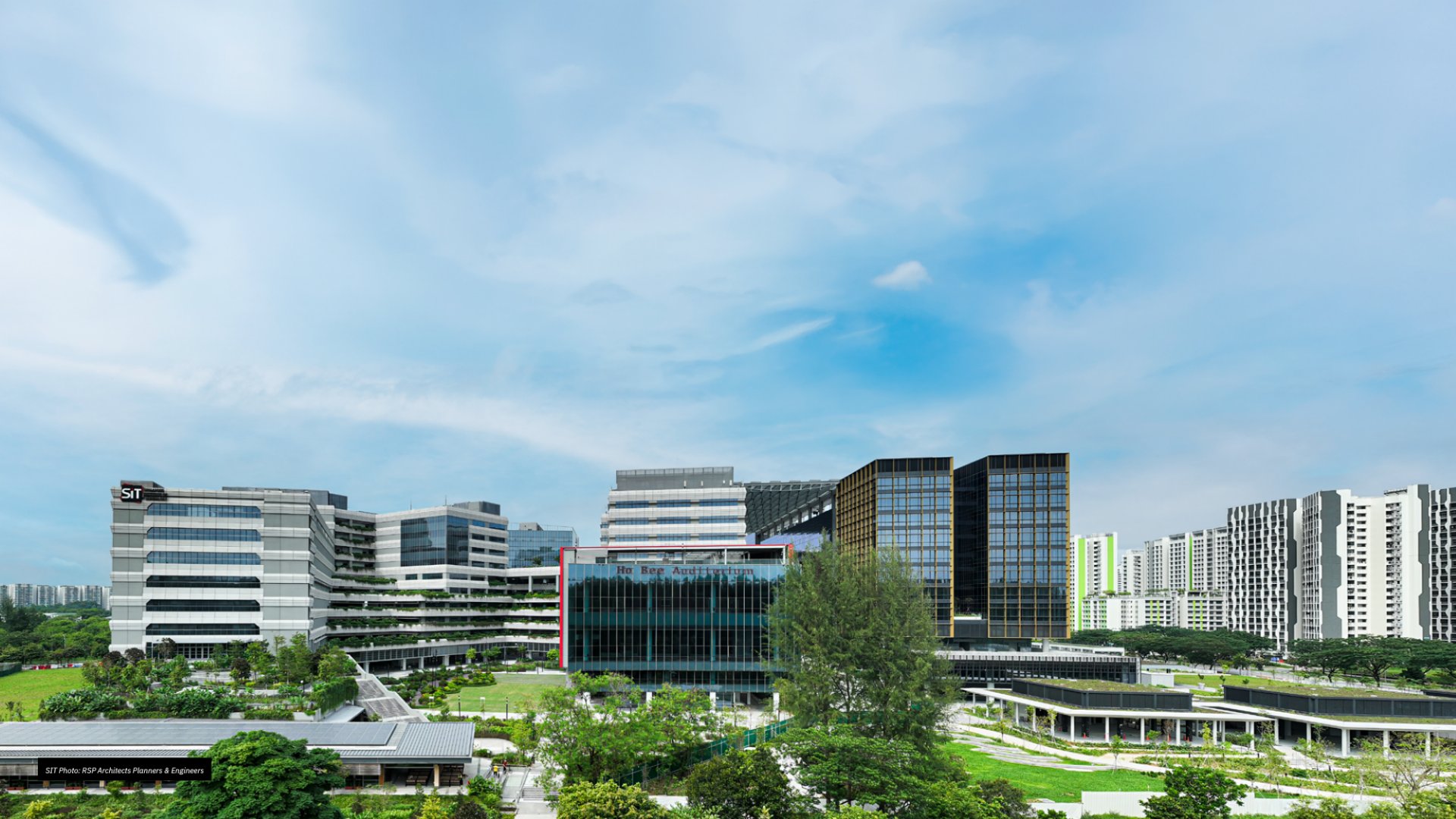 Panorama of the SIT Punggol Campus