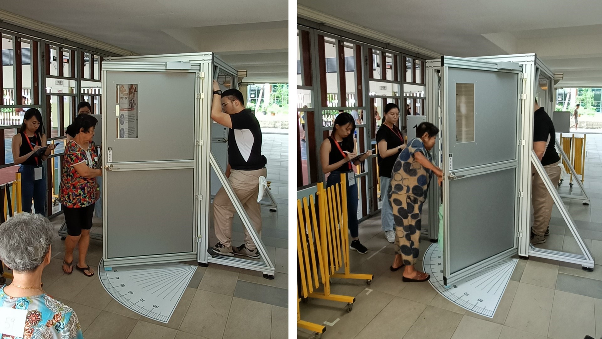 User-testing for door