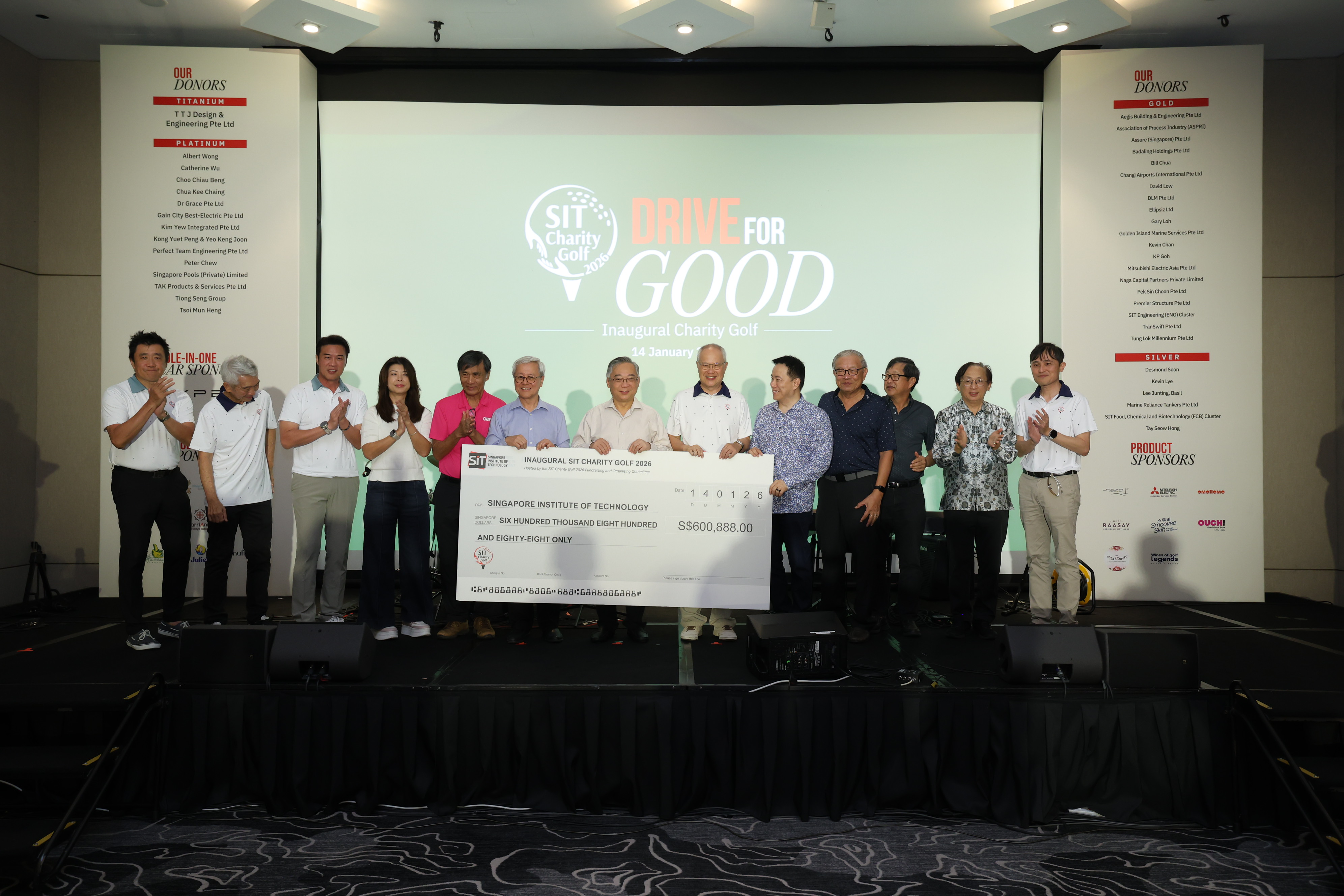 2026 Charity Golf Dinner Group Photo