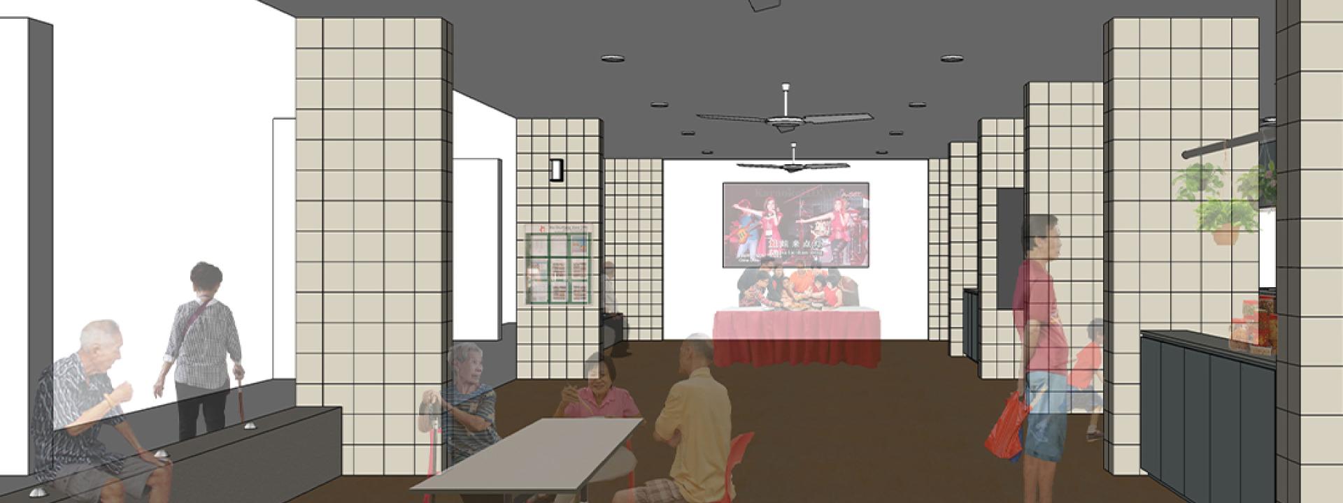 Design of a Seniors’ Corner in Ang Mo Kio completed by the project team