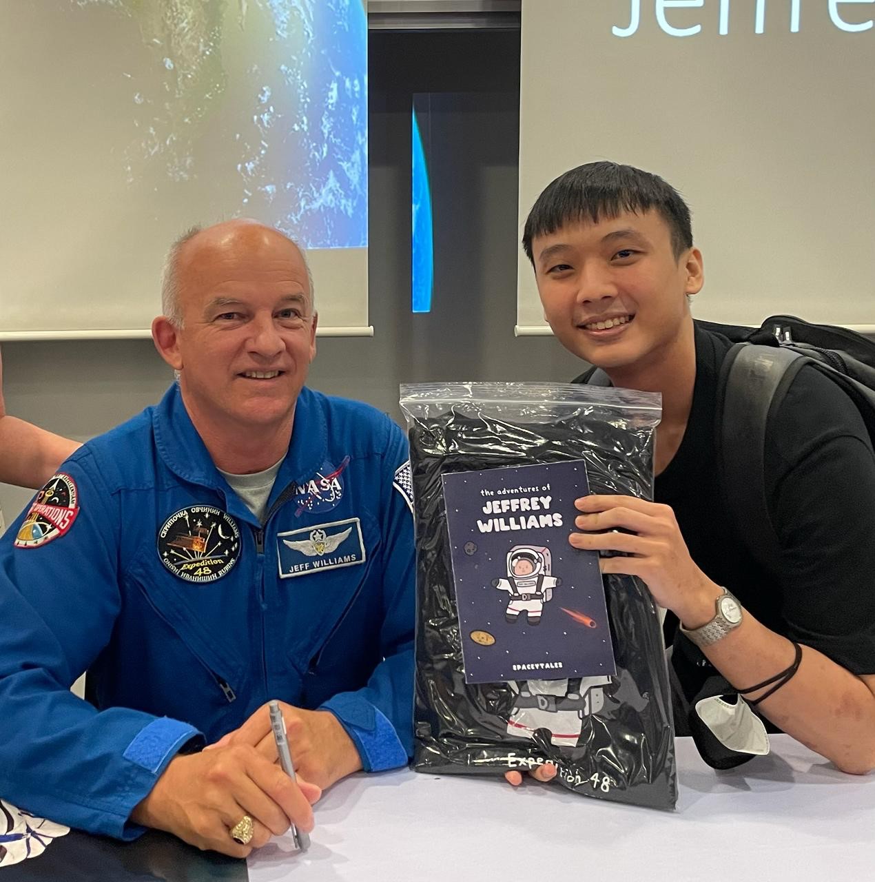 Jarrod with Jeff - 1st meeting