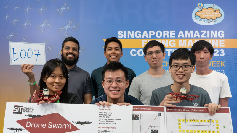 Singapore Amazing Flying Machine Competition 2023 Champion