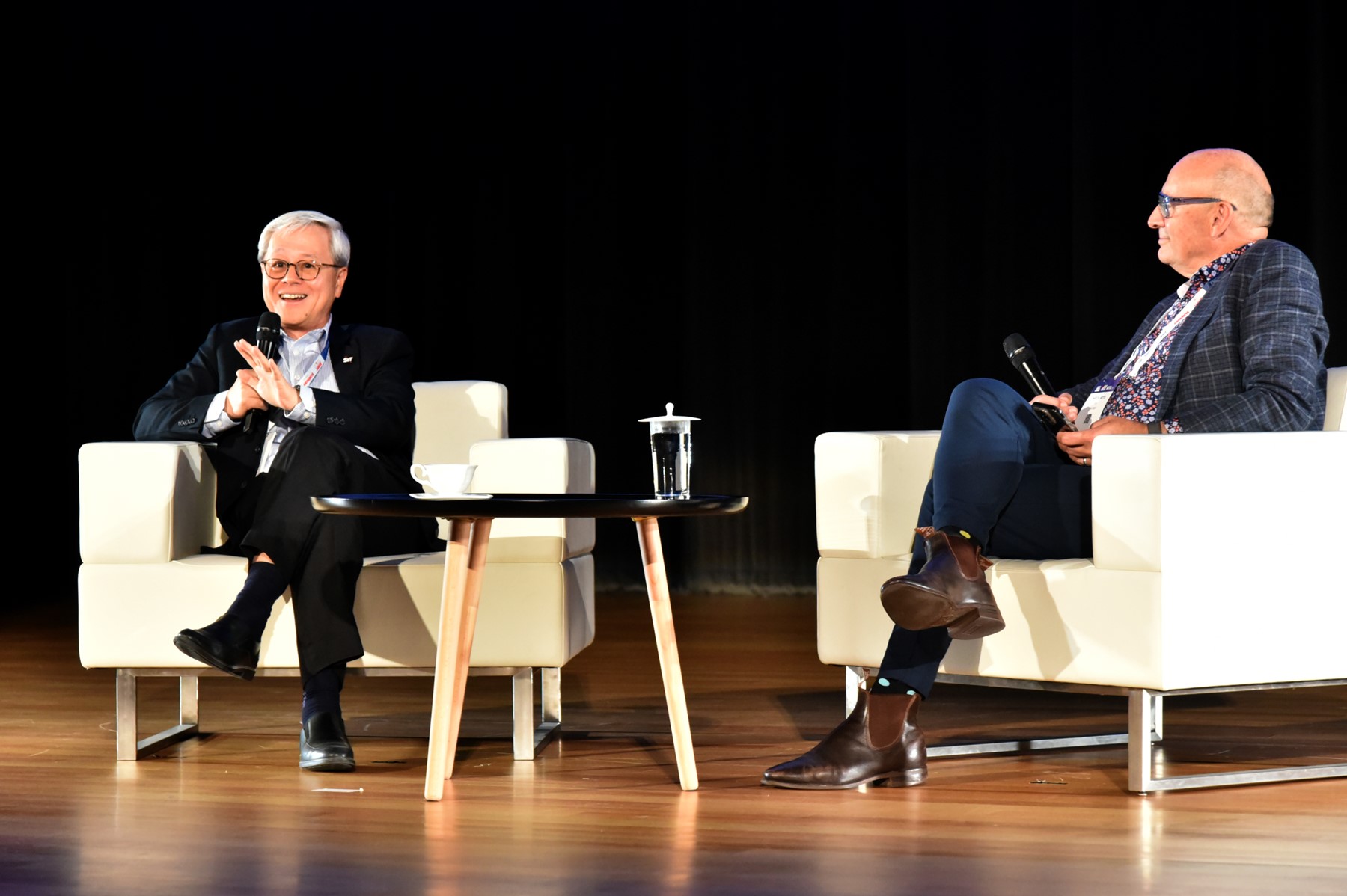 Prof Chua Kee Chaing and Martin Betts