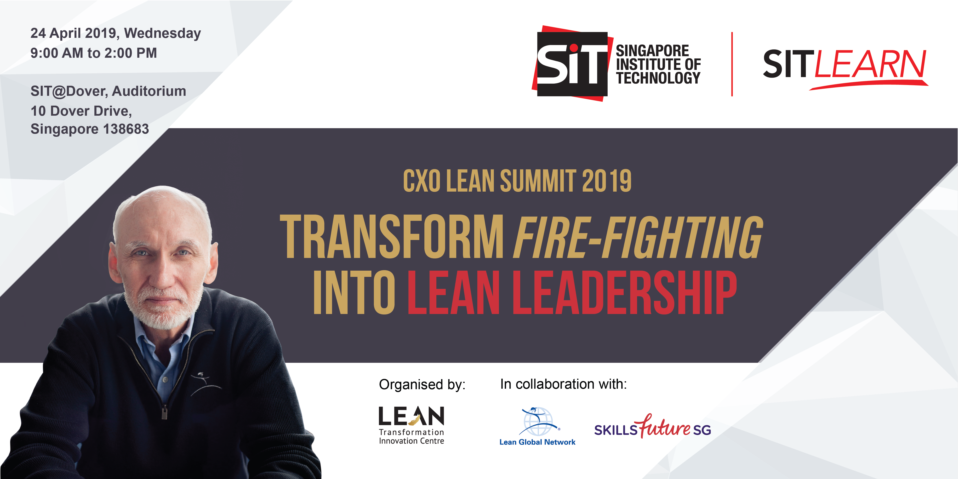 CXO Lean Summit 2019 Banner
