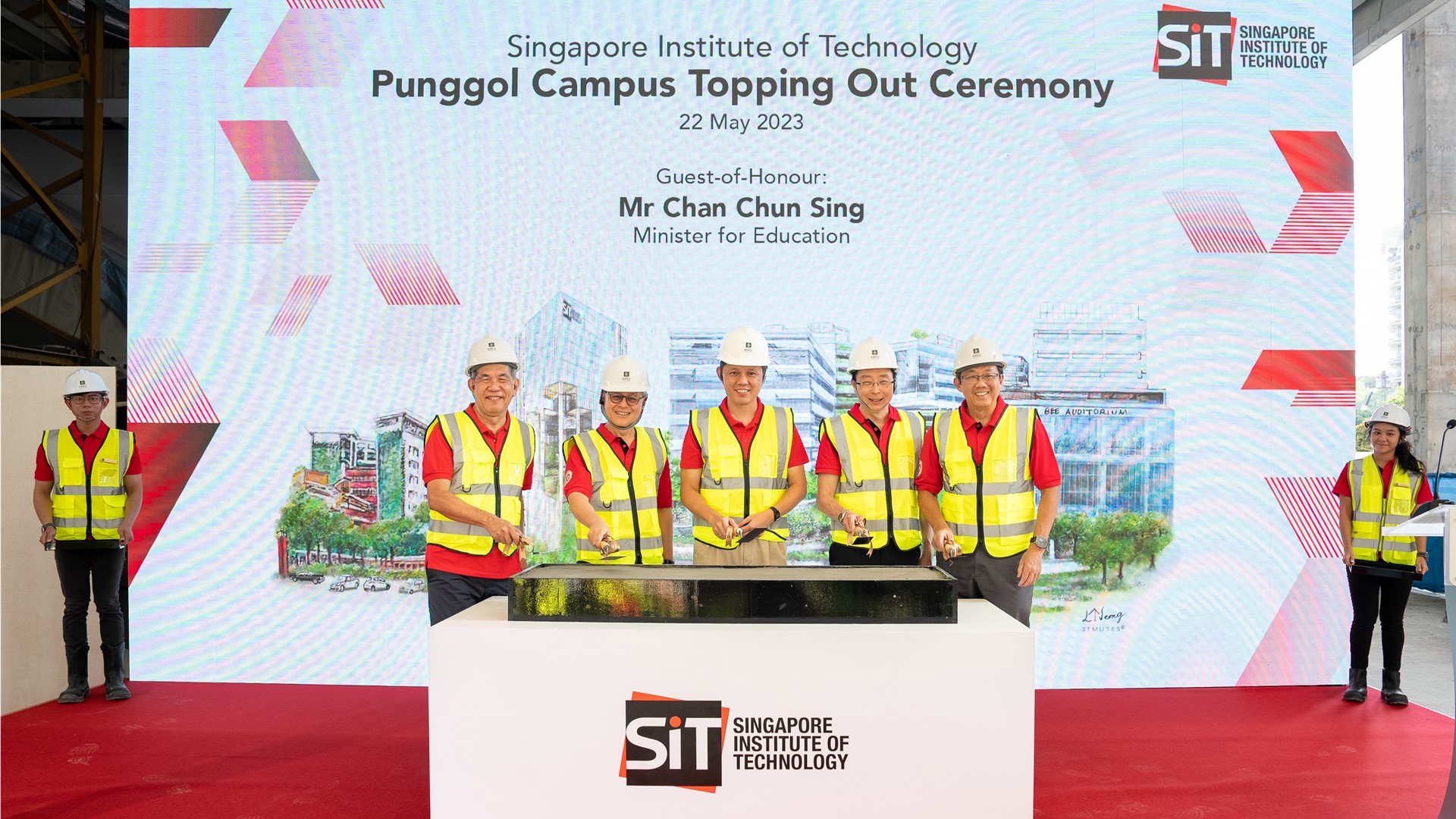 SIT Punggol Campus Topping Out