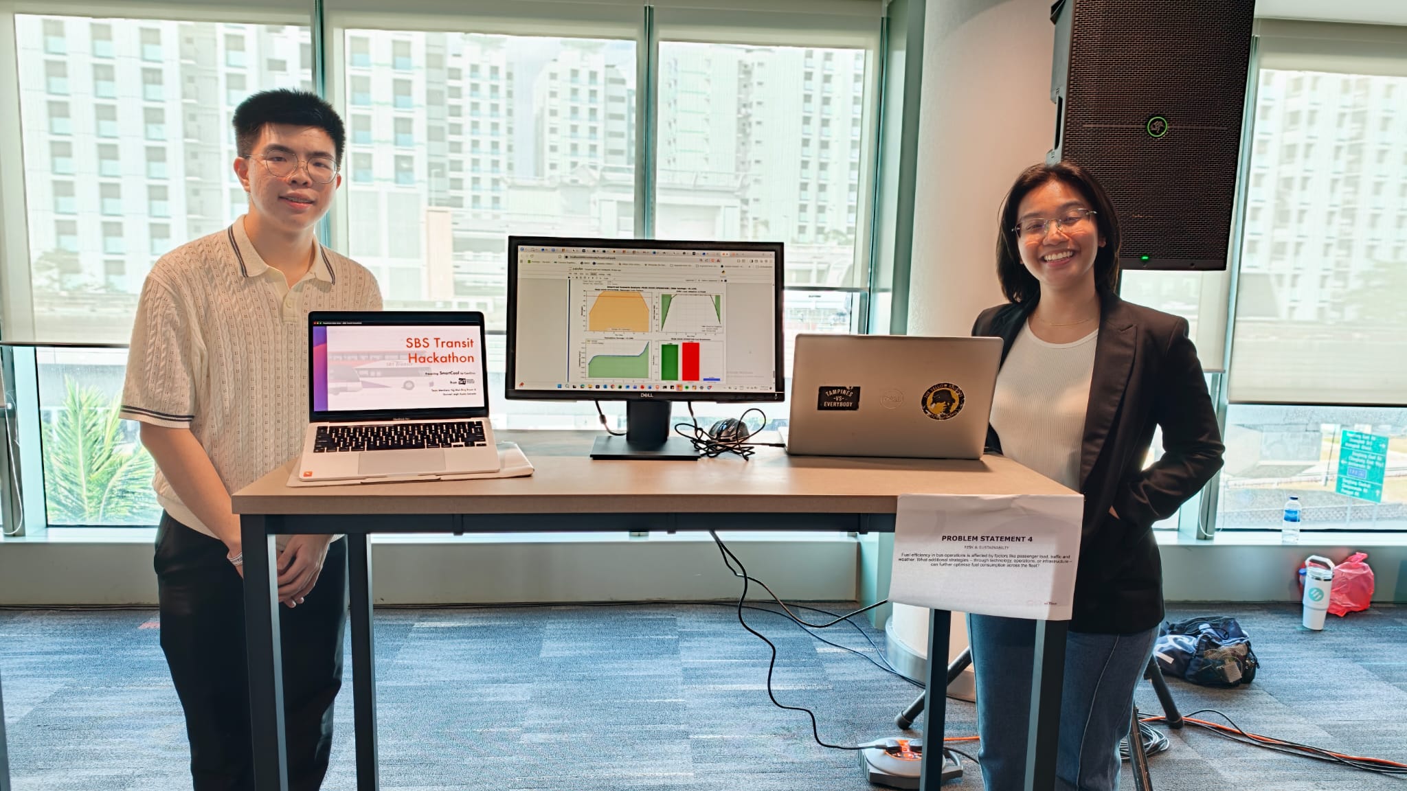 Team CoolDuo – Bryan Ng (left) and Quinzel Leigh Ayala Salcedo (right)