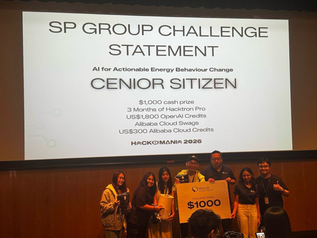 Winning the SP Group Challen