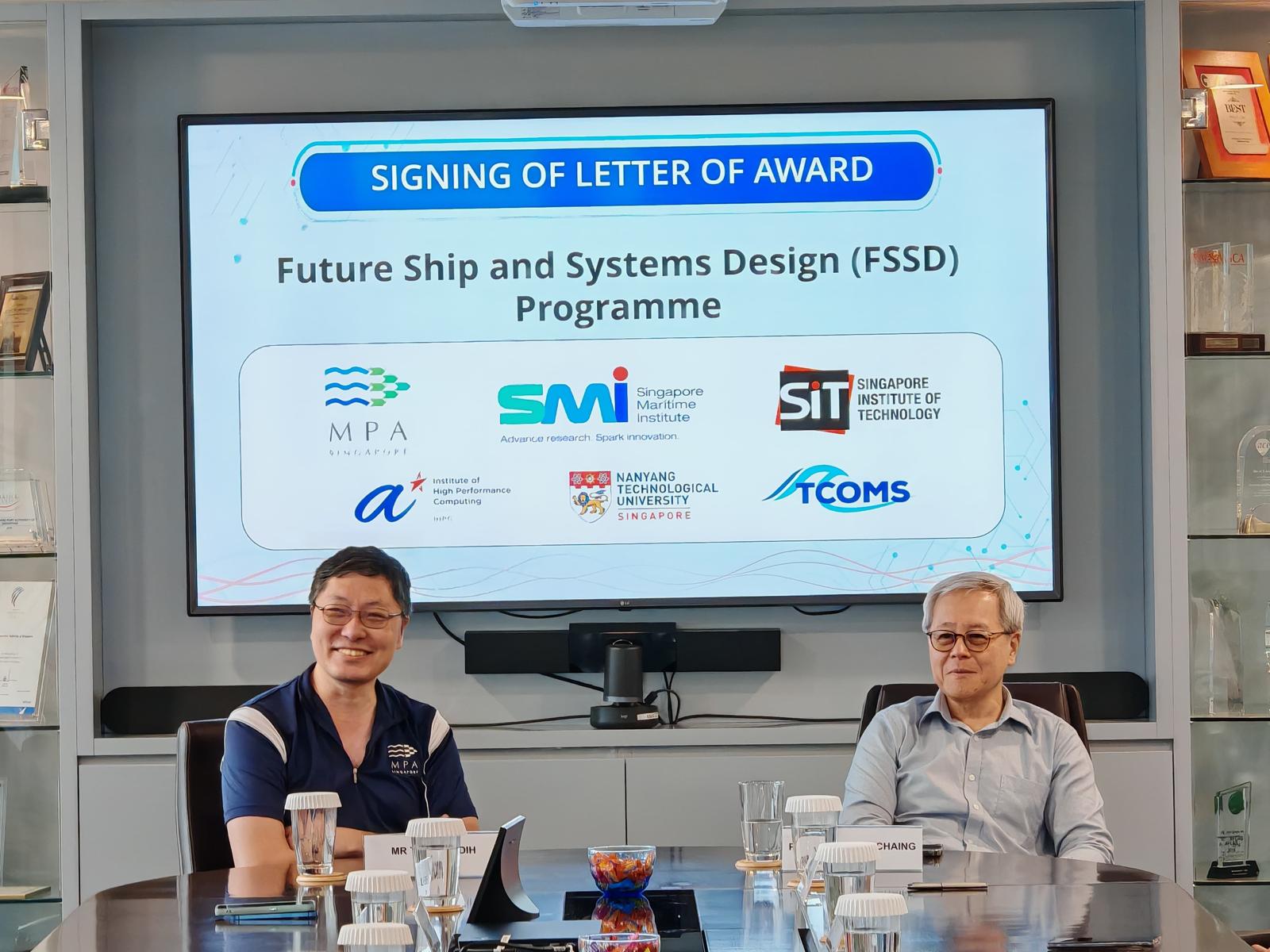 FSSD Program Letter of Award signing ceremony at MPA in Jul 2024 witnessed by SIT Prof Chua and CE MPA Teo Eng Dih (1).jpg