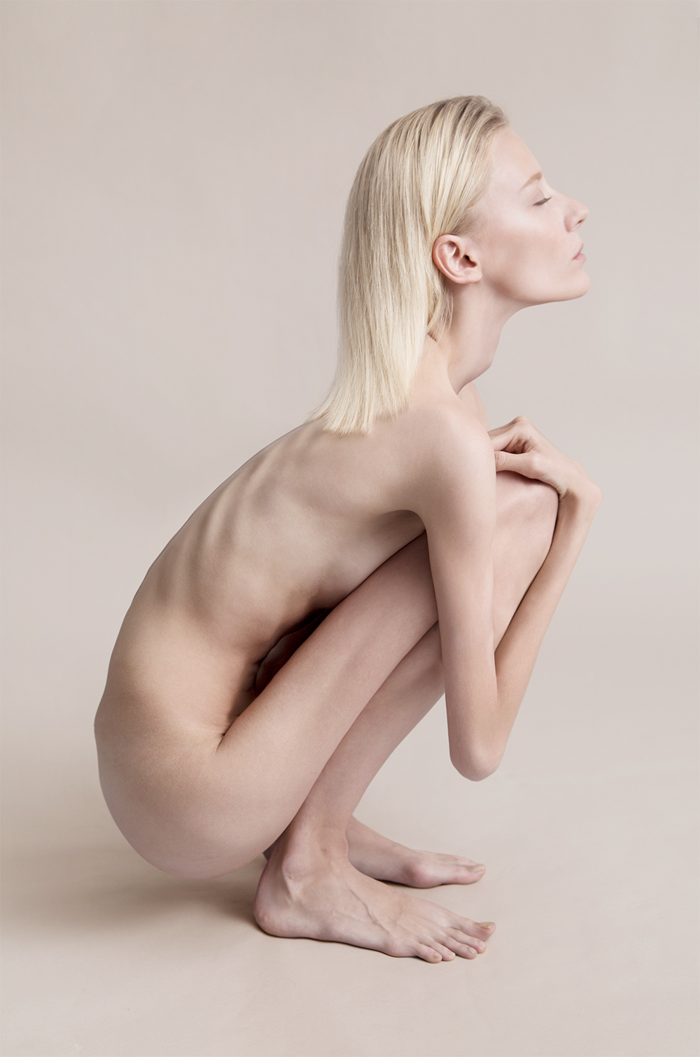 Melissa initially felt awkward photographing naked models, but the end result is a series of thought provoking images. 
