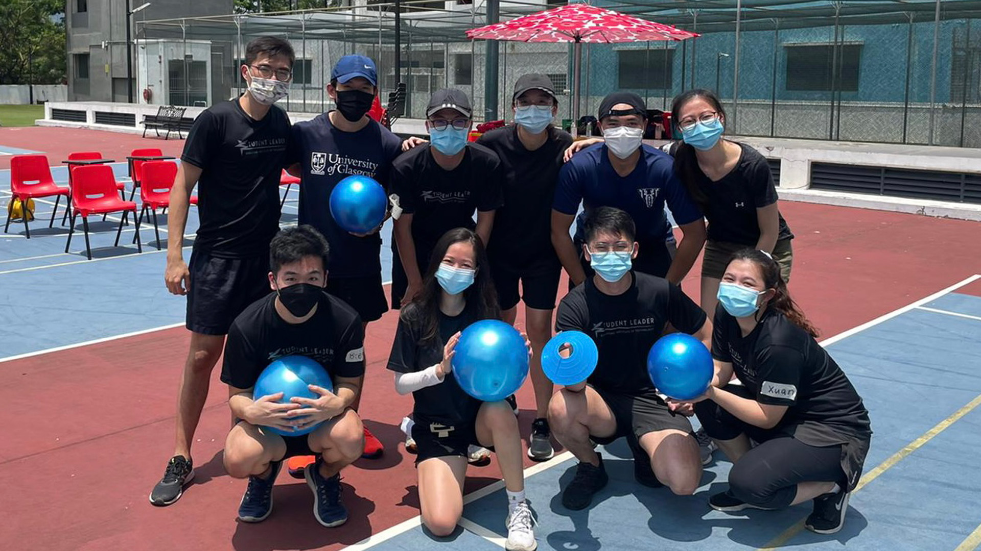 DN_SITintegrates group photo during dodgeball event