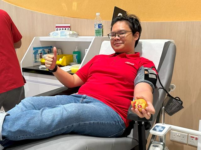 SITizen Khairul at Bloodbank@One Punggol