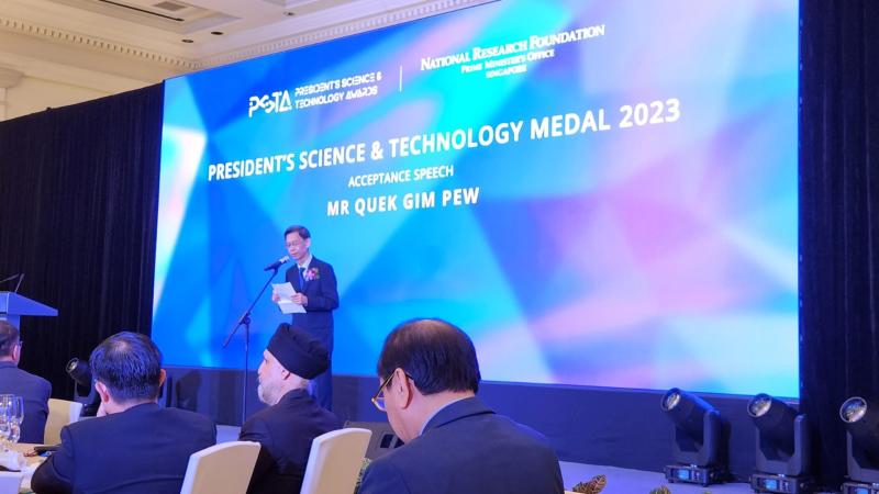Mr Quek Gim Pew at PSTA 2023
