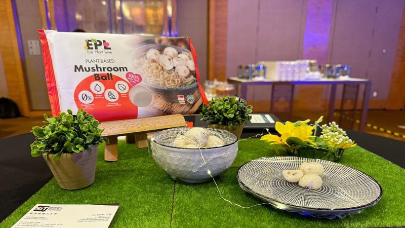 Mushroom fishballs
