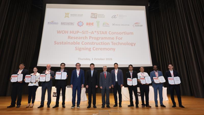 S$30.4 million Consortium Research Programme to scale lower-carbon construction technologies