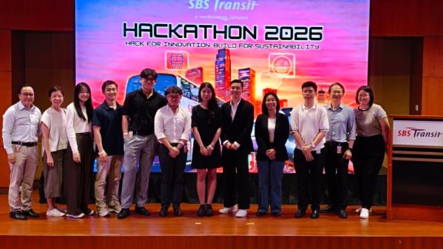 SBS Transit Hackathon 2026: SIT finalists thinking and tinkering solutions for public transport 