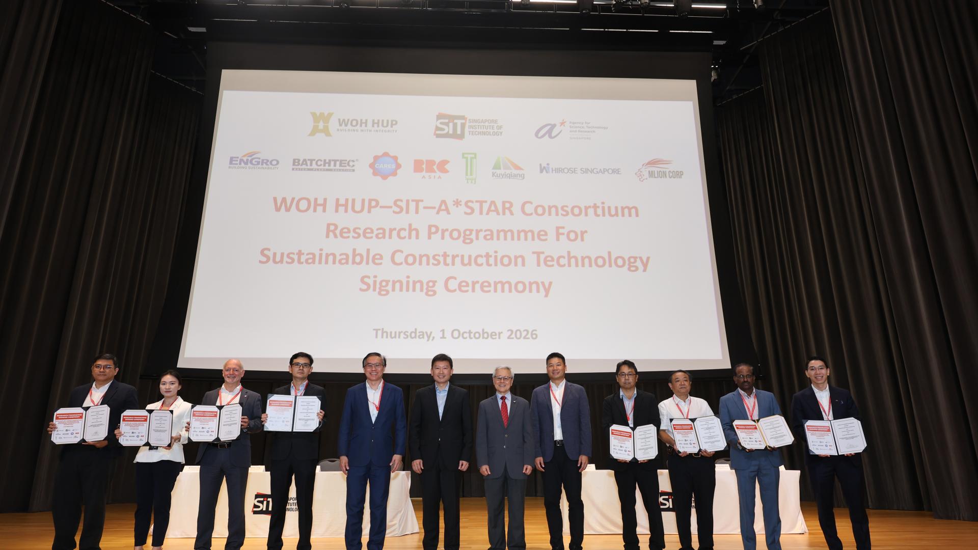 S$30.4 million Consortium Research Programme to scale lower-carbon construction technologies