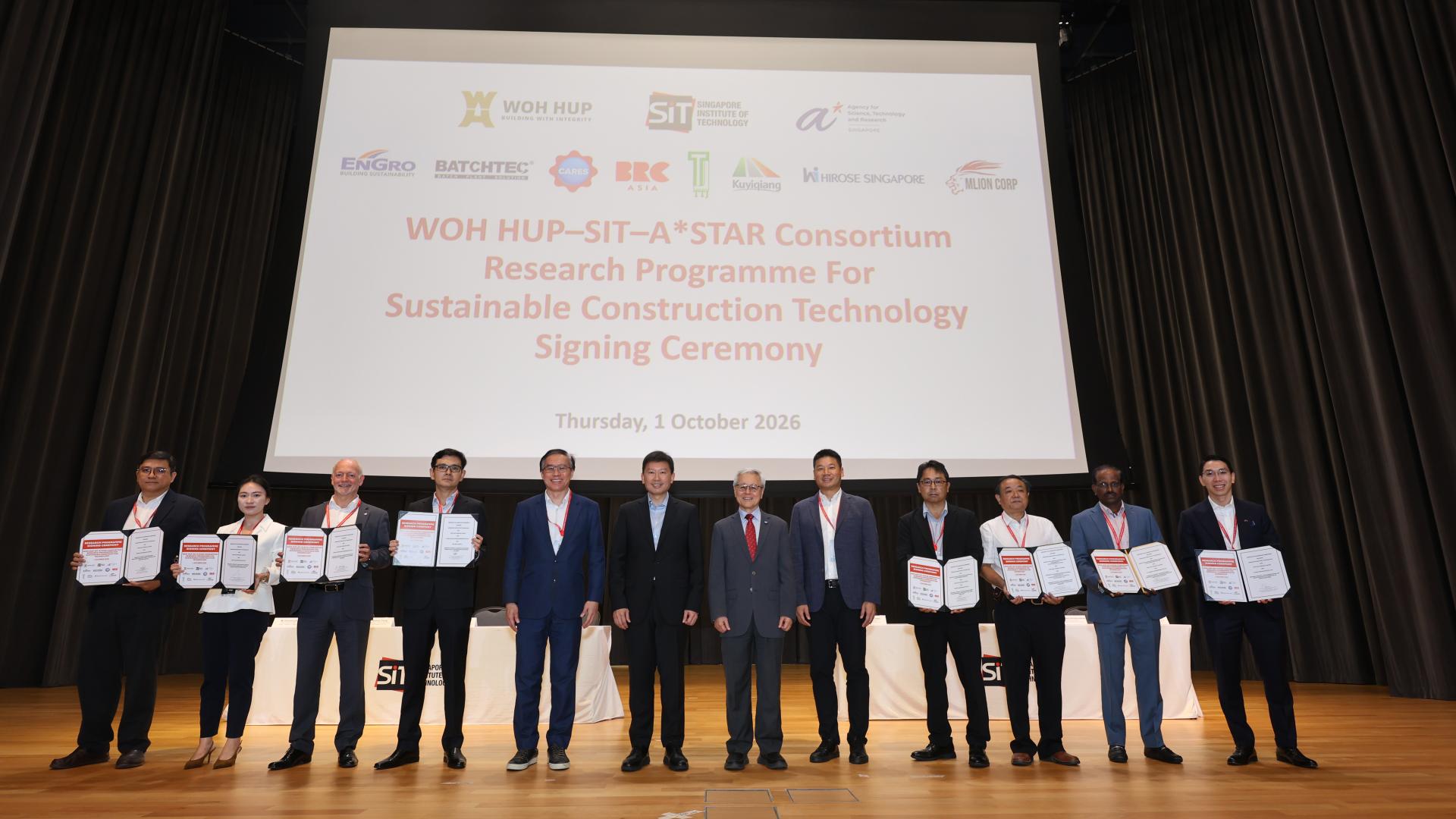 S$30.4 million Consortium Research Programme to scale lower-carbon construction technologies